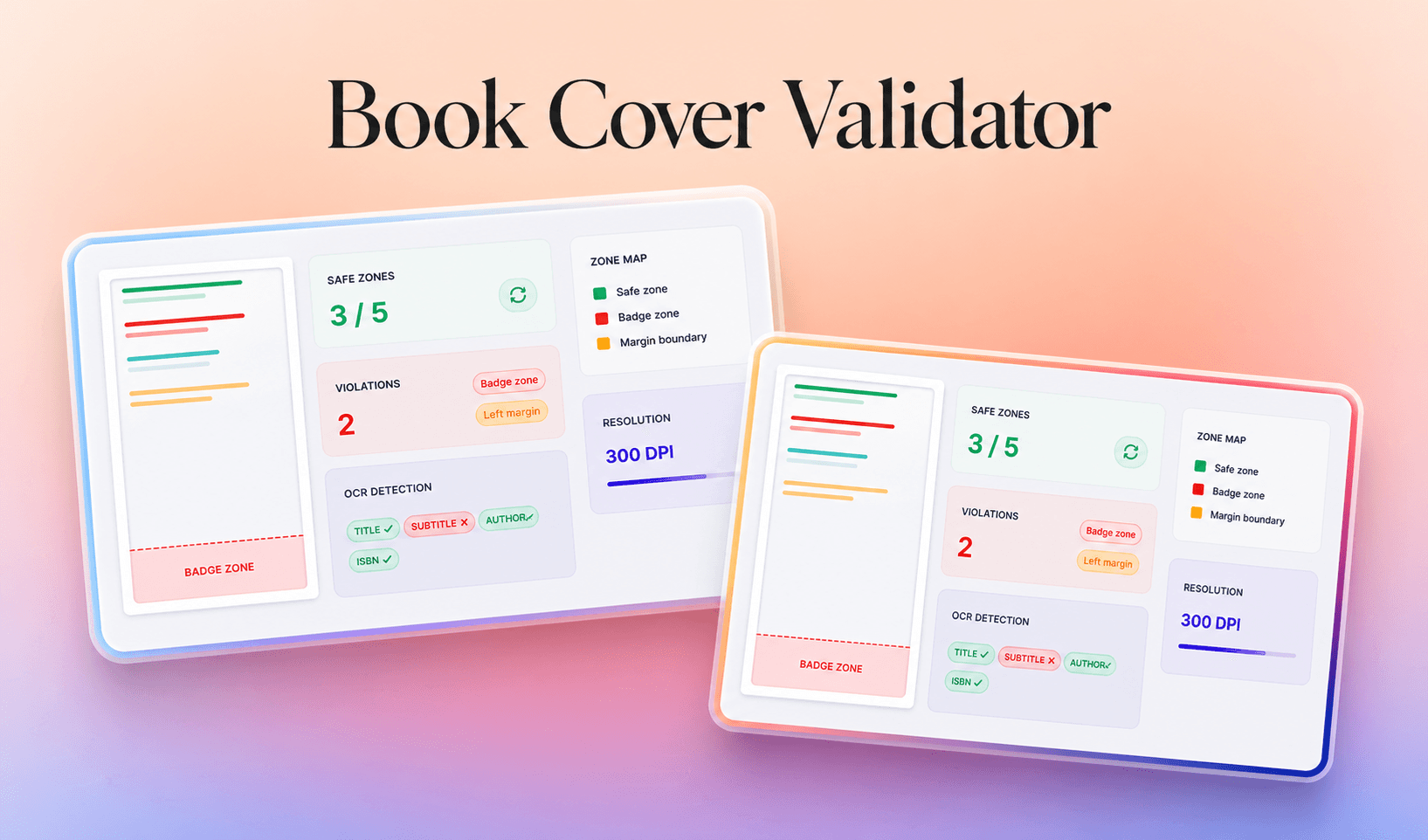 Book Cover Validator placeholder preview