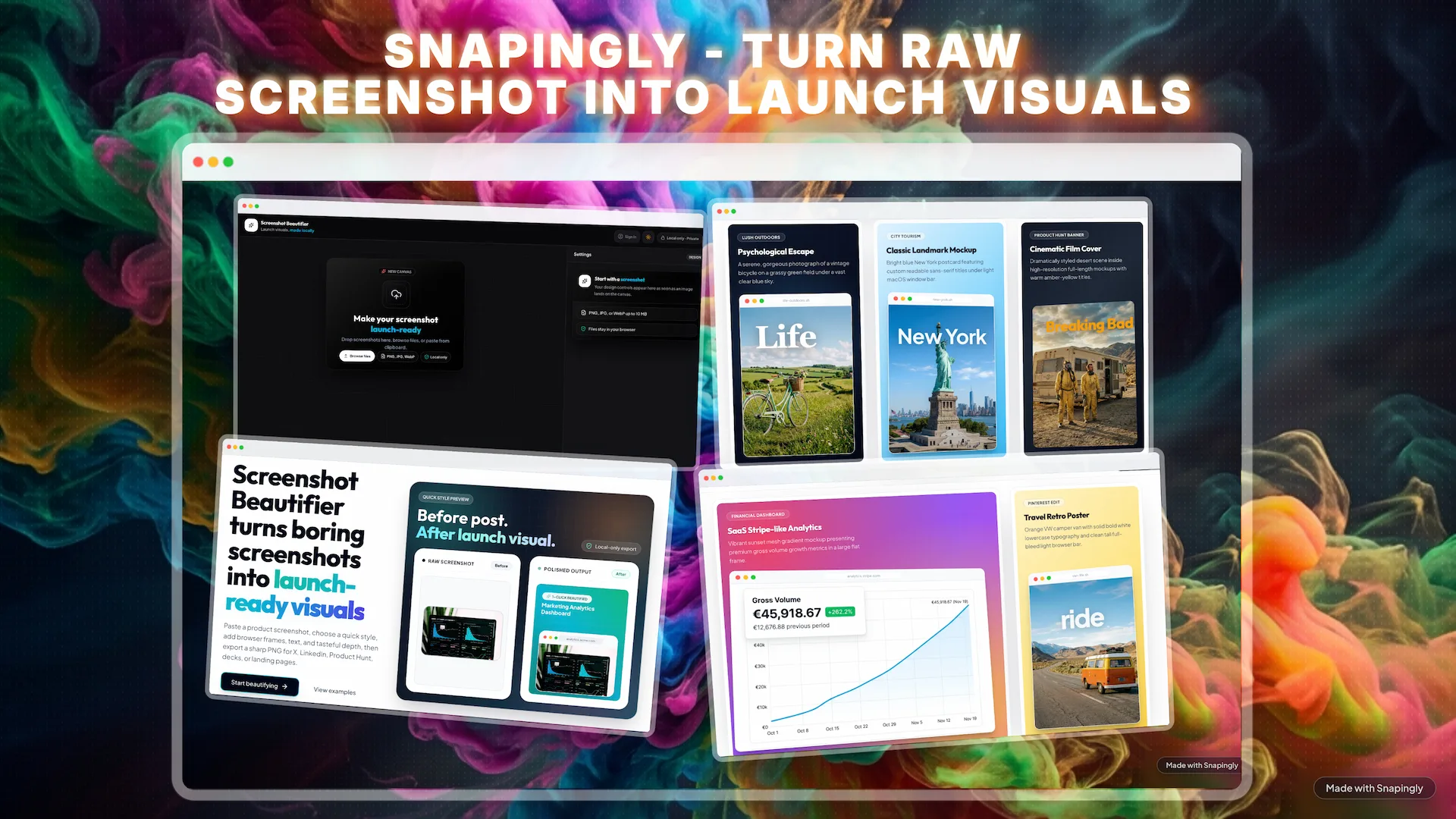 Snapingly product preview